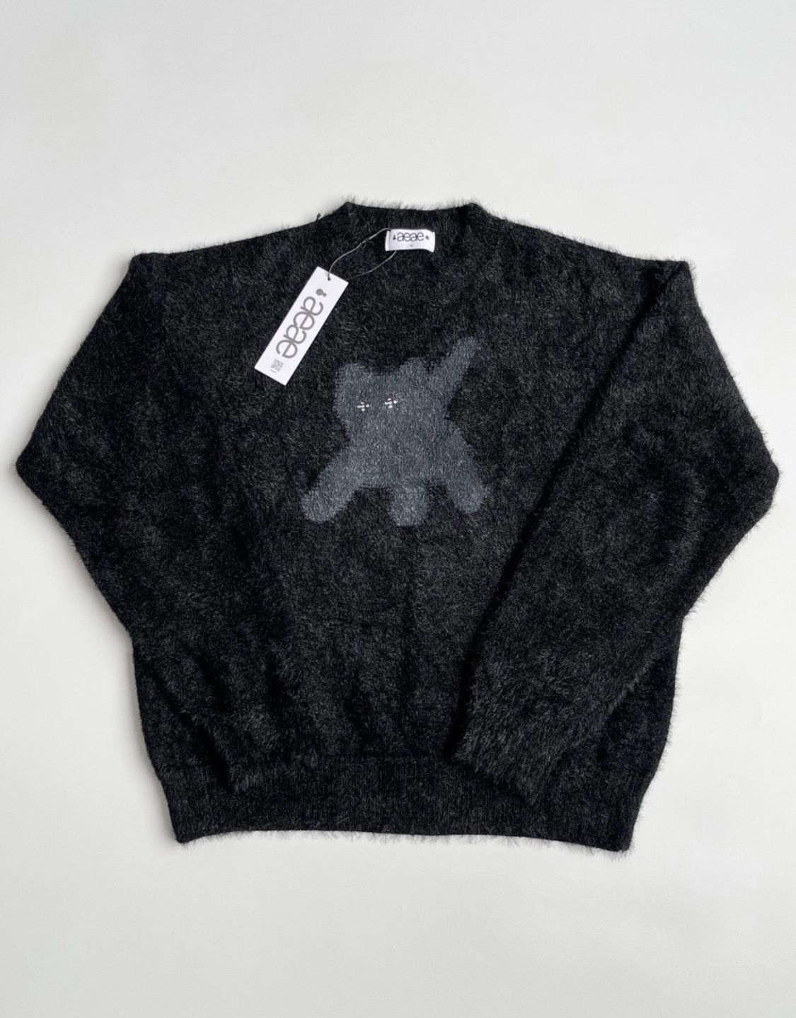 AEAE エーイーエーイー FLASHED CATS ANGORA KNIT ニット セーター