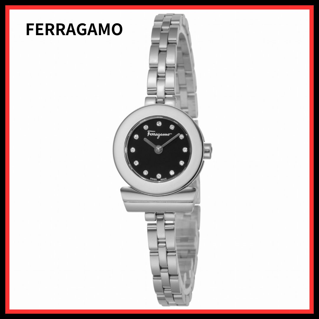 ✨Ferragamo✨フェラガモ✨ガンチーニ✨シルバー文字盤クォーツ✨腕時計✨ 残り1点】フェラガモ FERRAGAMO 腕時計 SFBF00218 レディース