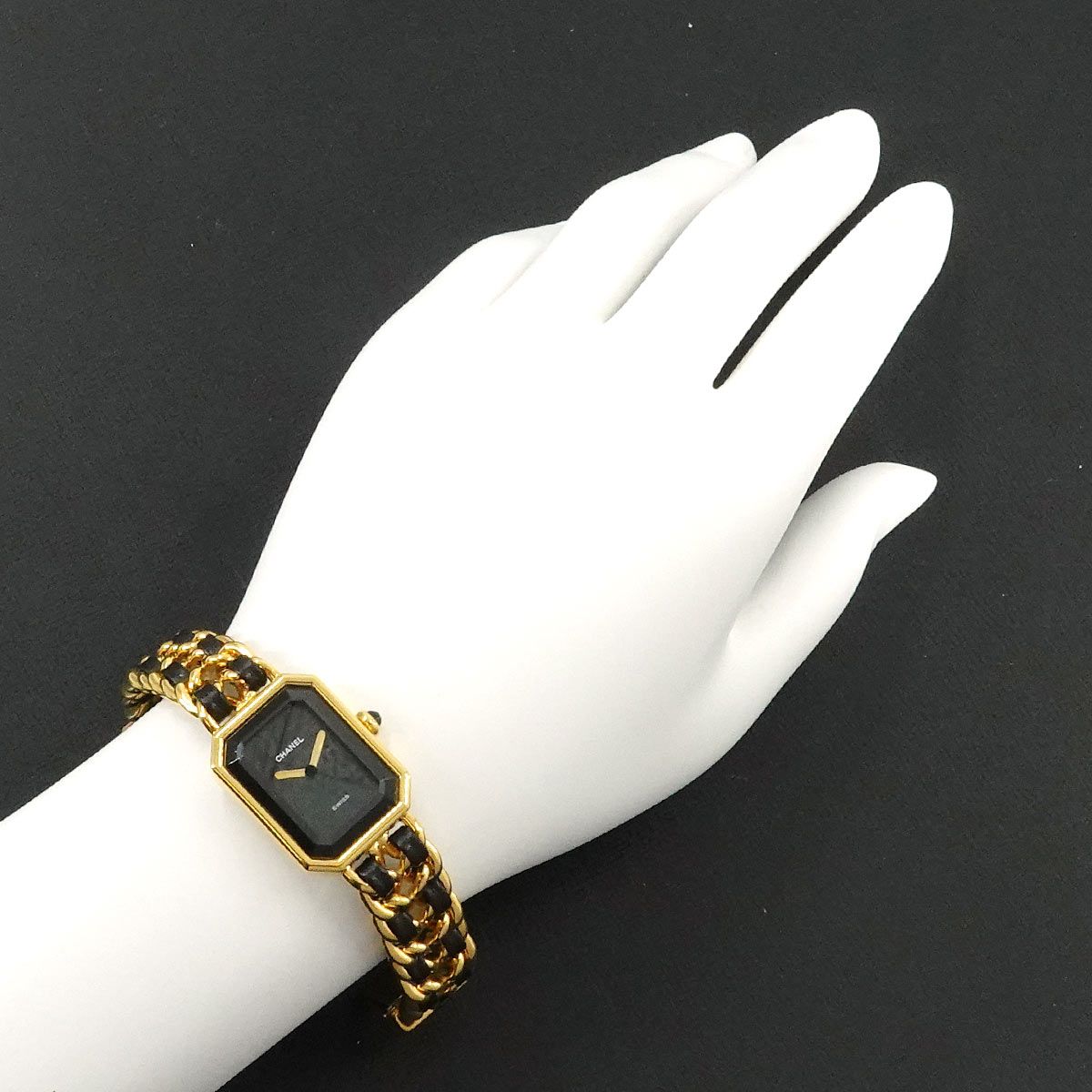 CHANEL ヴィンテージ 時計 ブラック　プルミエール シャネル時計/Chanel/レディース腕時計/プルミエール