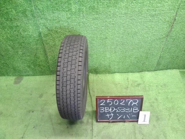 1)12インチ 冬 スタッドレス タイヤ1本 24年38周目 145/80R 12