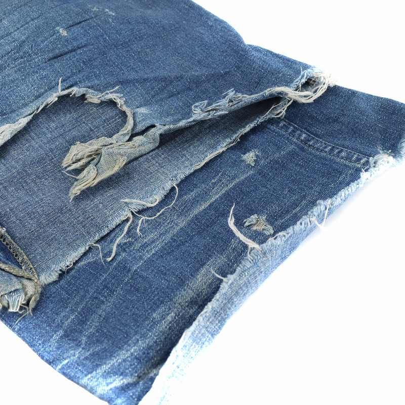 N.HOOLYWOOD× LEEゴーリー期 デニム ダメージ加工 ブーツカット ミスターハリウッド N.HOOLYWOOD × リー LEE ゴーリー期 デニム