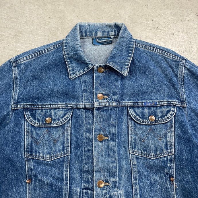 80年代 Wrangler ラングラー デニムジャケット ペイント メンズL