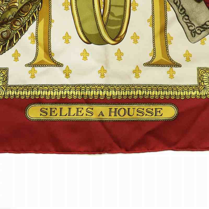 美品！HERMES　カレ90　SELLES A HOUSSE カバーへの腰かけ エルメス HERMES カレ90 SELLES A HOUSSE カバーへの腰かけ