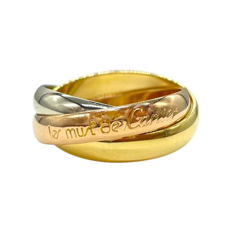Cartier カルティエ トリニティリング K18 FU9933 約4号 約6.1g CRB4234200 - トリニティ リング、クラシックモデル - ホワイト