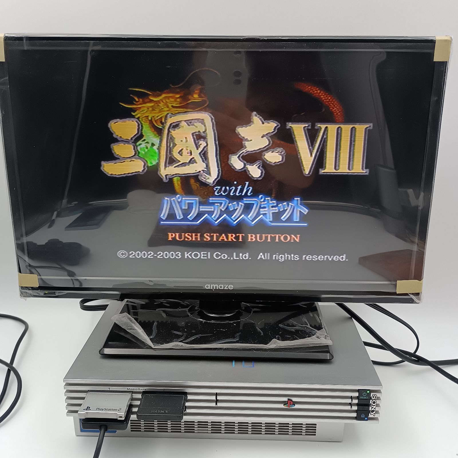 三国志 K-0724】PS2 三國志シリーズ2本セット三國志Ⅶ 三國志Ⅷ with
