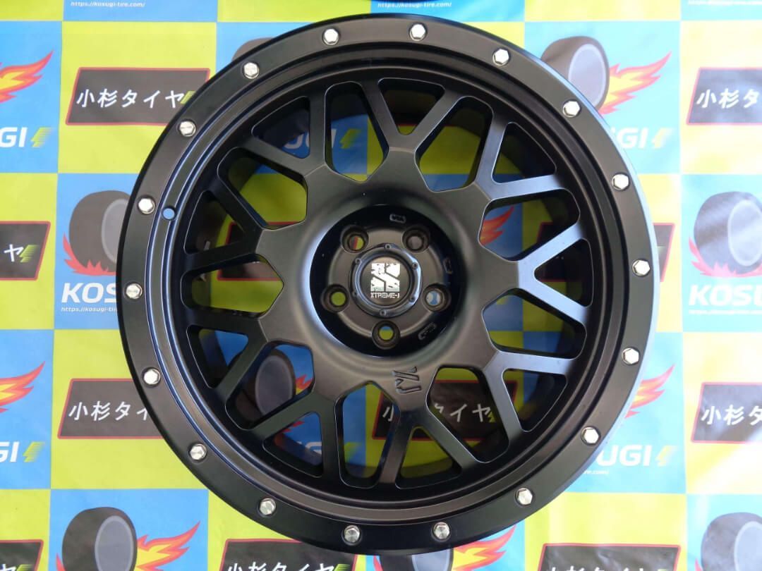 8.5J-20インチ 5H114.3 +35 XTREME-J XJ04 中古 アルミ ホイール 4本 トヨタ ハリアーなどに♪