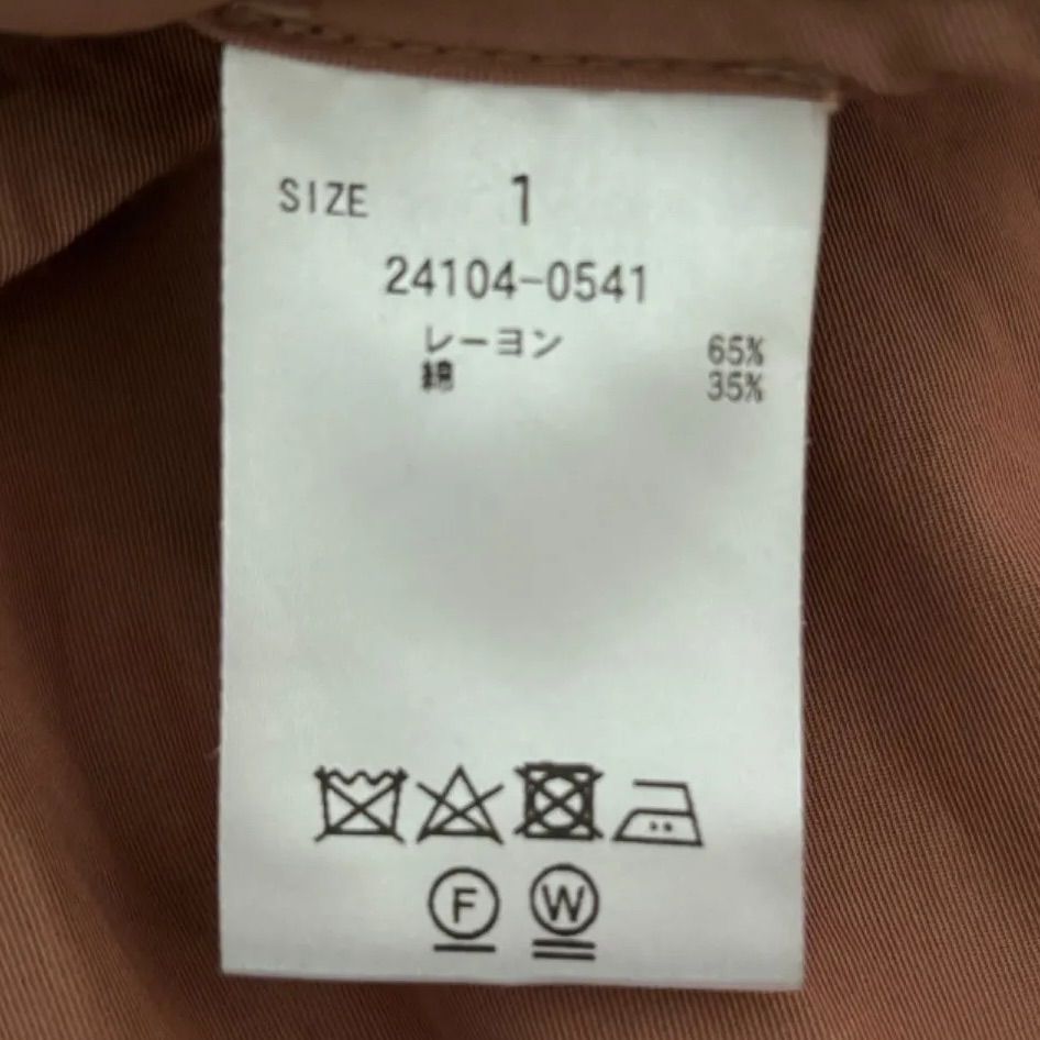 c290 CLANE HOMME クラネ LI LI Y コーチジャケット ピンクベージュ 