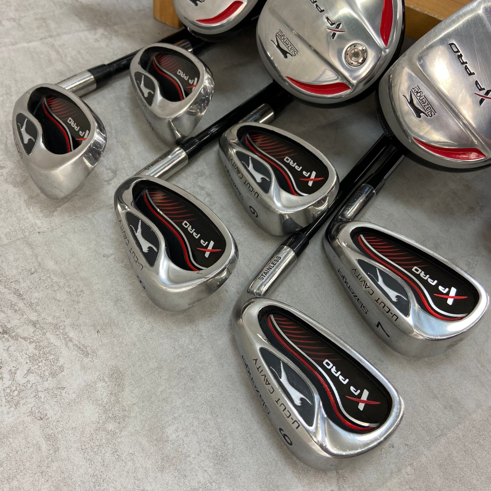 Slazenger ゴルフクラブフルセット☆初心者メンズキャディバッグ付 R