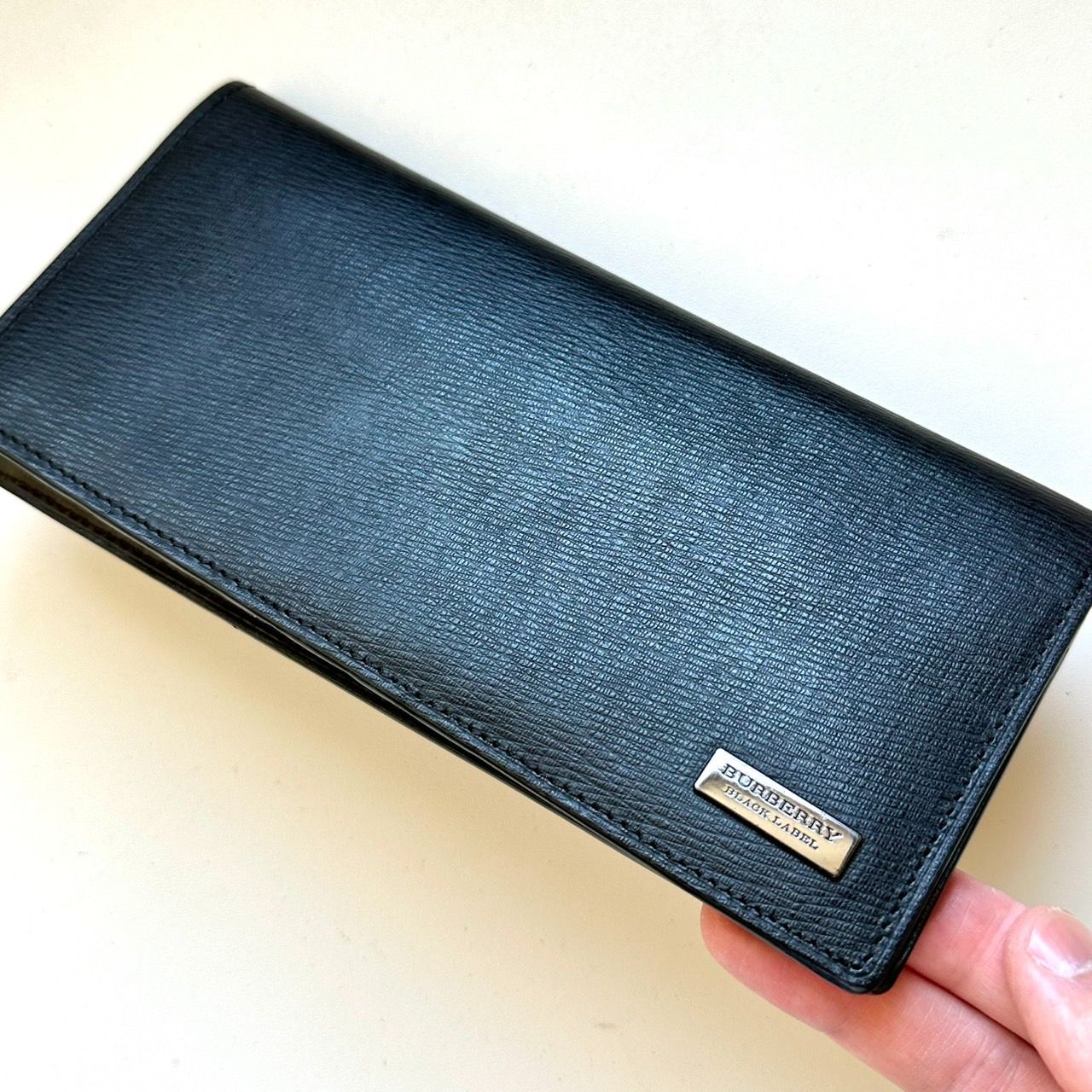 バーバリーブラックレーベル BURBERRY BLACK LABEL 長財布 美品 - メルカリ