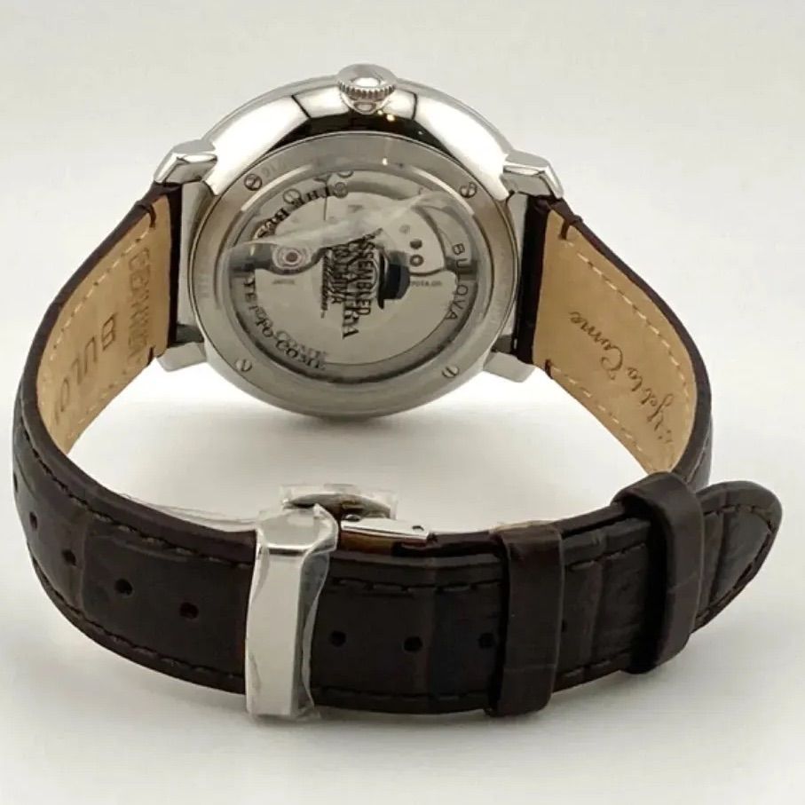 ブローバ BULOVA 96B359 フランク・シナトラ デイト 自動巻き メンズ美 