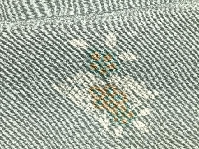 平和屋着物▽上質な小紋 単衣 扇面草花文 正絹 逸品 AAAW1256fy - メルカリ