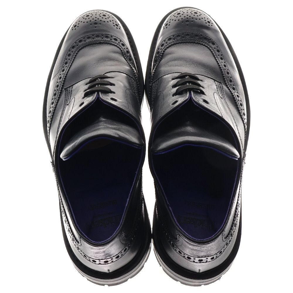 (直営店正規品)Burberry Tricker's ブラックシューズ 8 UK BURBERRY (バーバリー) ×Trickers DEVON トリッカーズ デヴォン