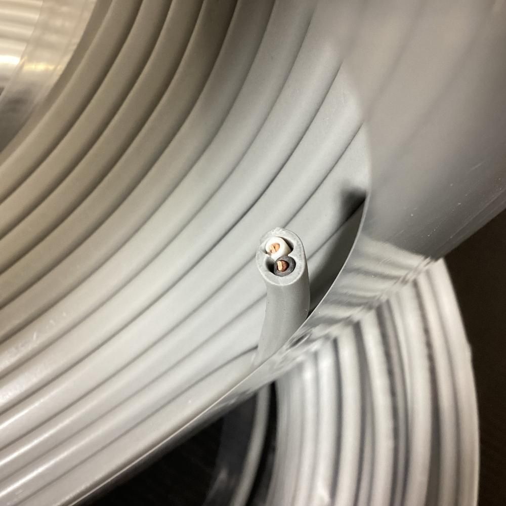 VVFケーブル 2x1.6mm 100m 灰 富士電線 VVFケーブル 2x1.6mm 100ｍ(2巻)[203] VVFケーブル 2x1.6mm 100m 灰色 富士