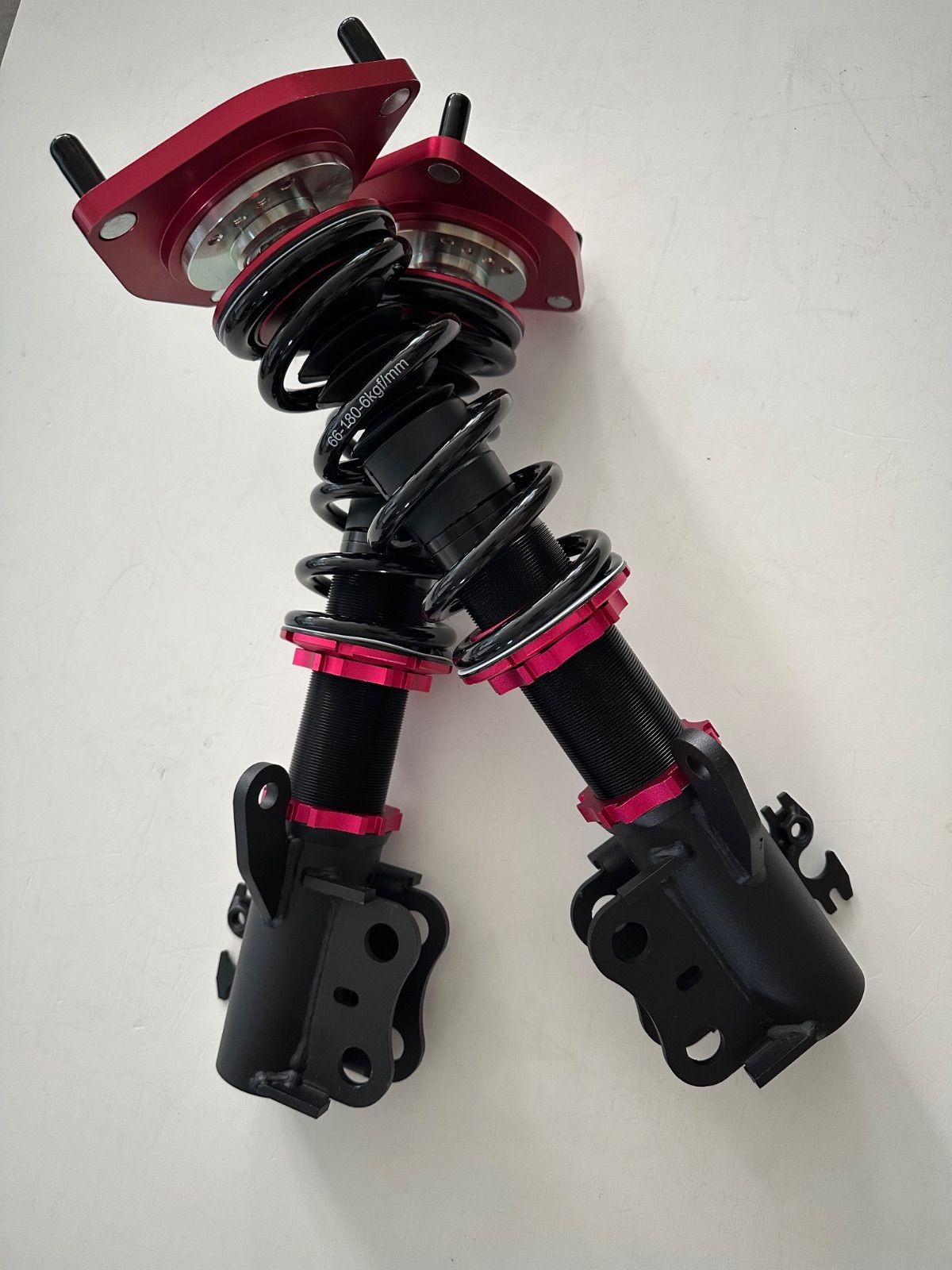 50プリウスピロアッパーキャンバー調整付きフルタップ減衰36段調整車高調フロント左右セット FFCRYSTALESIA_COM