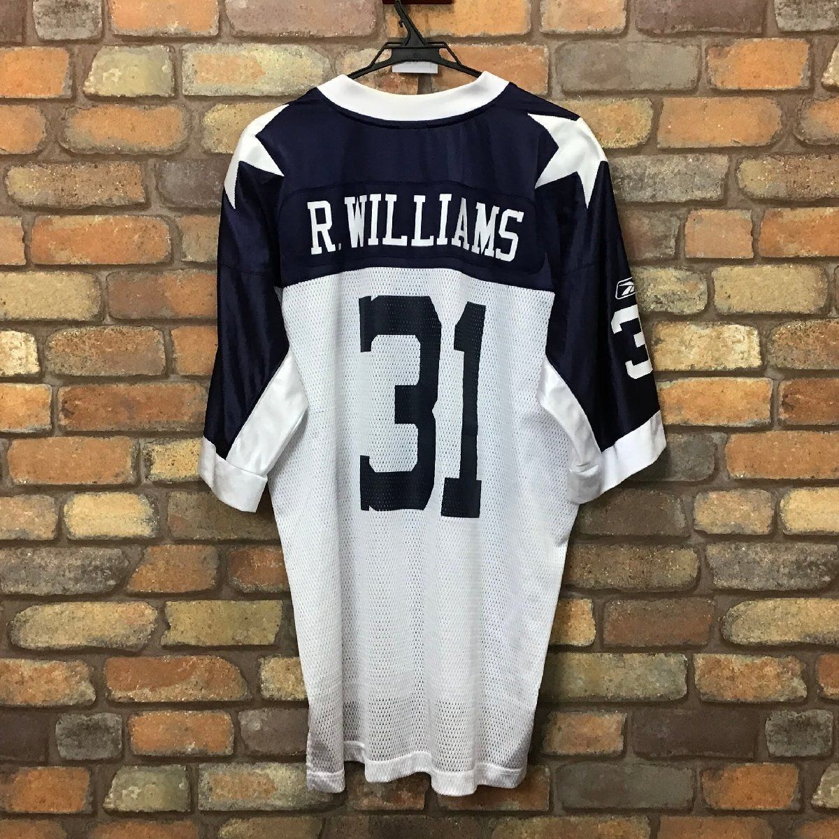 MS1-023☆USA直輸入☆海外正規品【NFL ダラス・カウボーイズ】リーボック社製 R.Williams 両面ナンバリング ゲームシャツ【メンズ  XL】ネイビー ストリート アメフト レプリカ - メルカリ