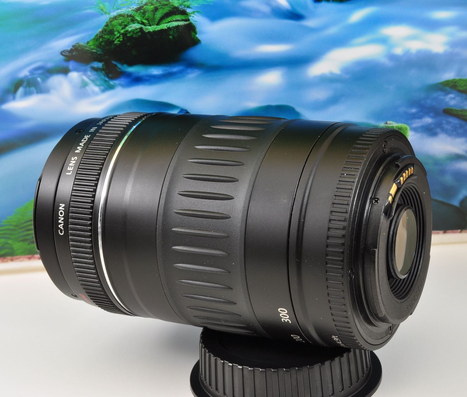  Canon EF 90 300 mm F 4 5 6 USM 望遠ズームレンズ EOS一眼レフ対応 フード 前後キャップ付 女性向け スポーツ撮影 レンズ(ズーム) カメラ