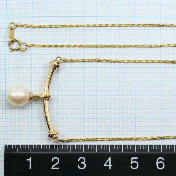 K14YG ネックレス necklace パール 真珠 総重量約6.0g 約41cm CAMPINGPARCCENTRAL_COM
