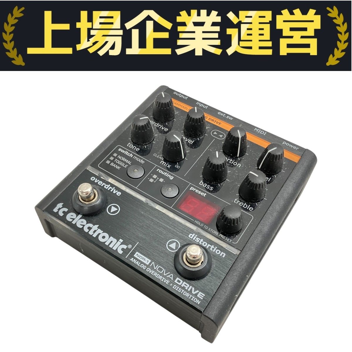 tc electronic NDR-1 NOVA Drive アナログ オーバードライブ