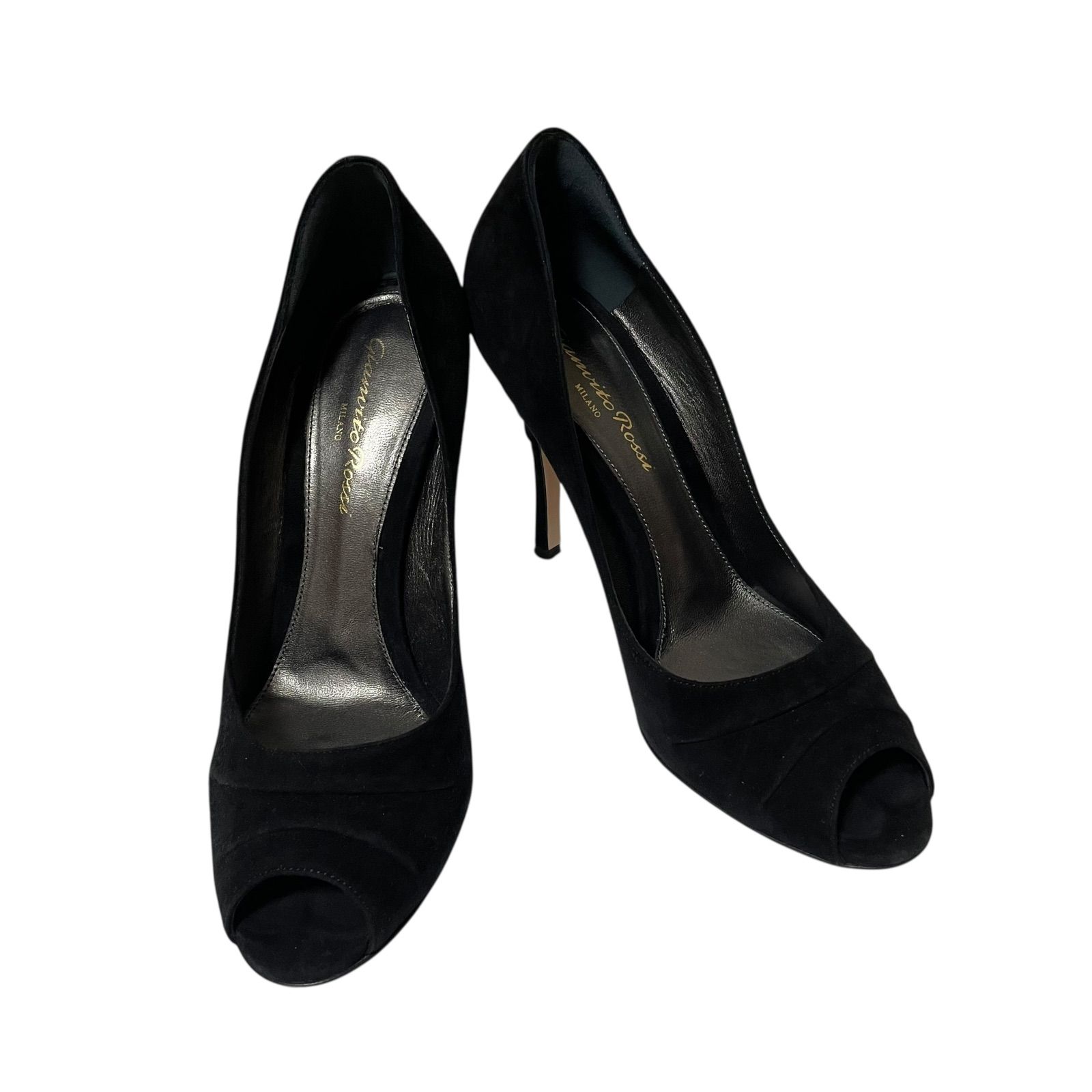 Z1574 GIANVITO ROSSI ジャンヴィトロッシ オープントゥパンプス