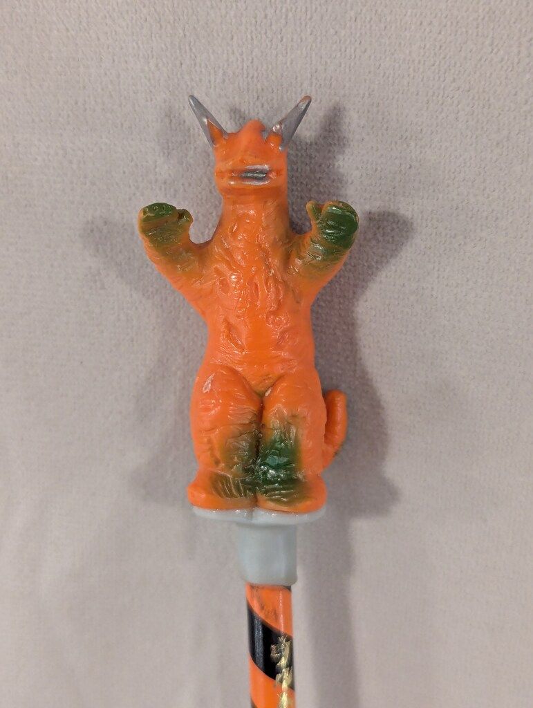 トーコー製作所 ウルトラマン怪獣えんぴつ エレキング オレンジ成型
