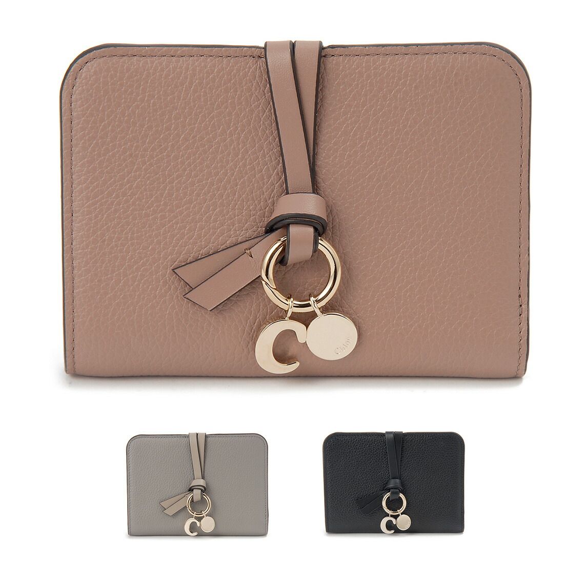 Chloe クロエ 二つ折り財布 CHC25AP999 F57 ALPHABET