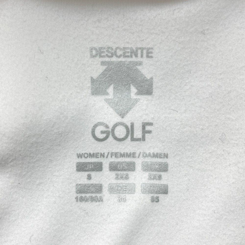 DESCENTE GOLF フリル袖ポロシャツ Sサイズ 中古 メンズ ラルフ
