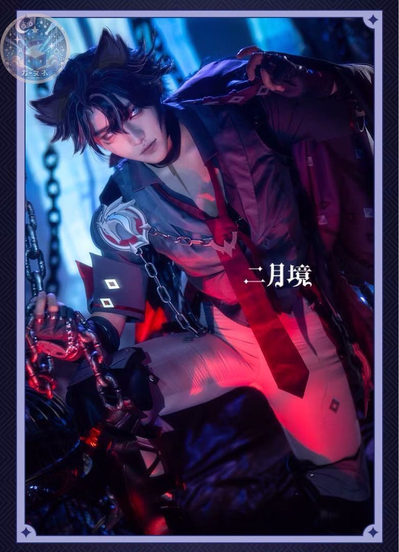 原神 リオセスリ コスプレ衣装 ウィッグ 靴追加可 コスチューム ハロウィン仮装 イベント衣装 コスプレセット 高品質コスプレ 再現度高め