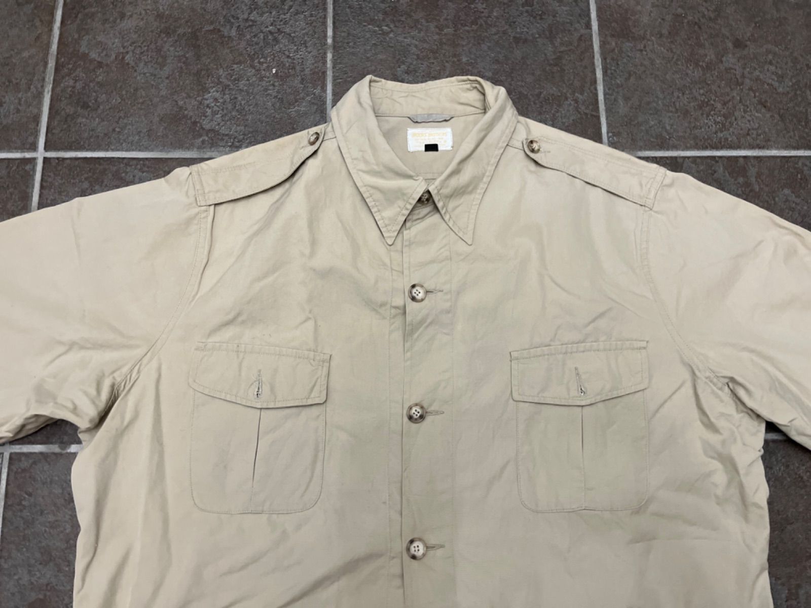70s 80s ヴィンテージ brooks brothers サファリジャケット 70s 80s ヴィンテージ brooks brothers サファリジャケット