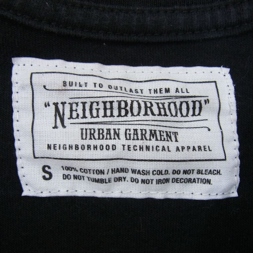 NEIGHBORHOOD ネイバーフッド Ｔシャツ NH TEE-9 プリント 半袖 Tシャツ ブラック系 S【中古】