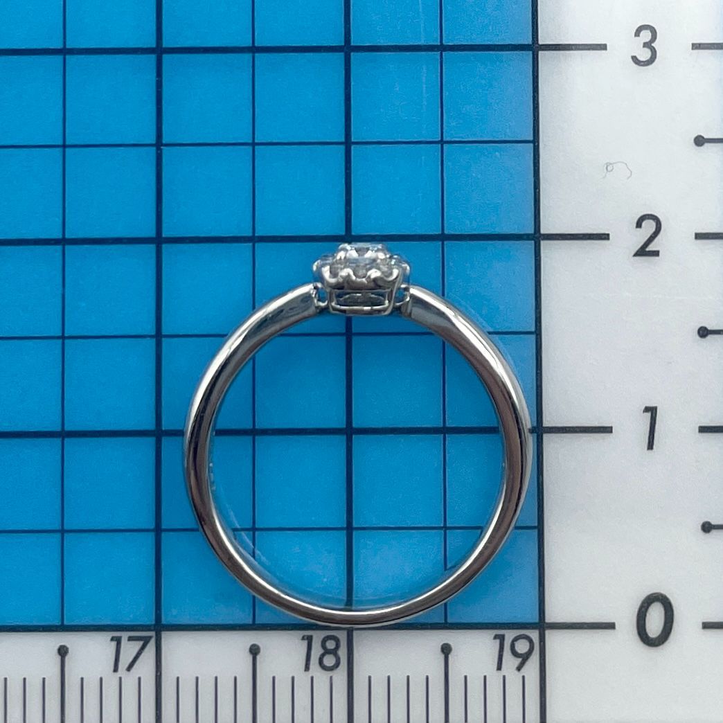 ヴァンドーム青山 ラウンド プラチナ ダイヤモンド リング/24-4692  