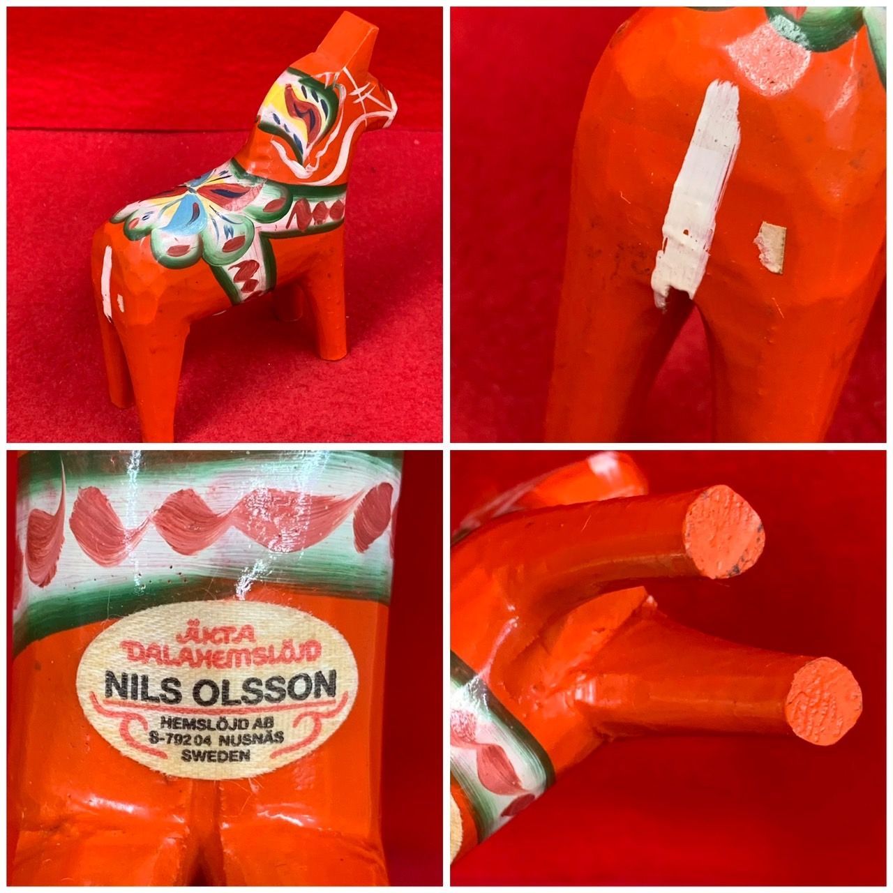 ダーラナホース ニルス・オルソン 3体セット 北欧 郷土玩具 N-2 - メルカリ