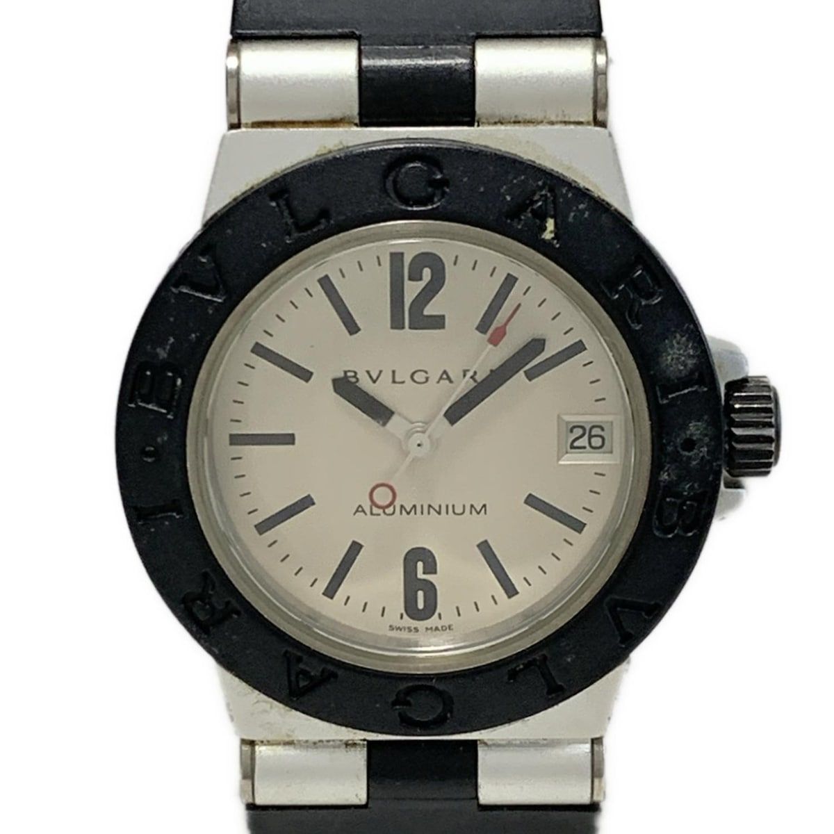 BVLGARI ブルガリ 腕時計 アルミニウム AL32TA ボーイズ シルバー