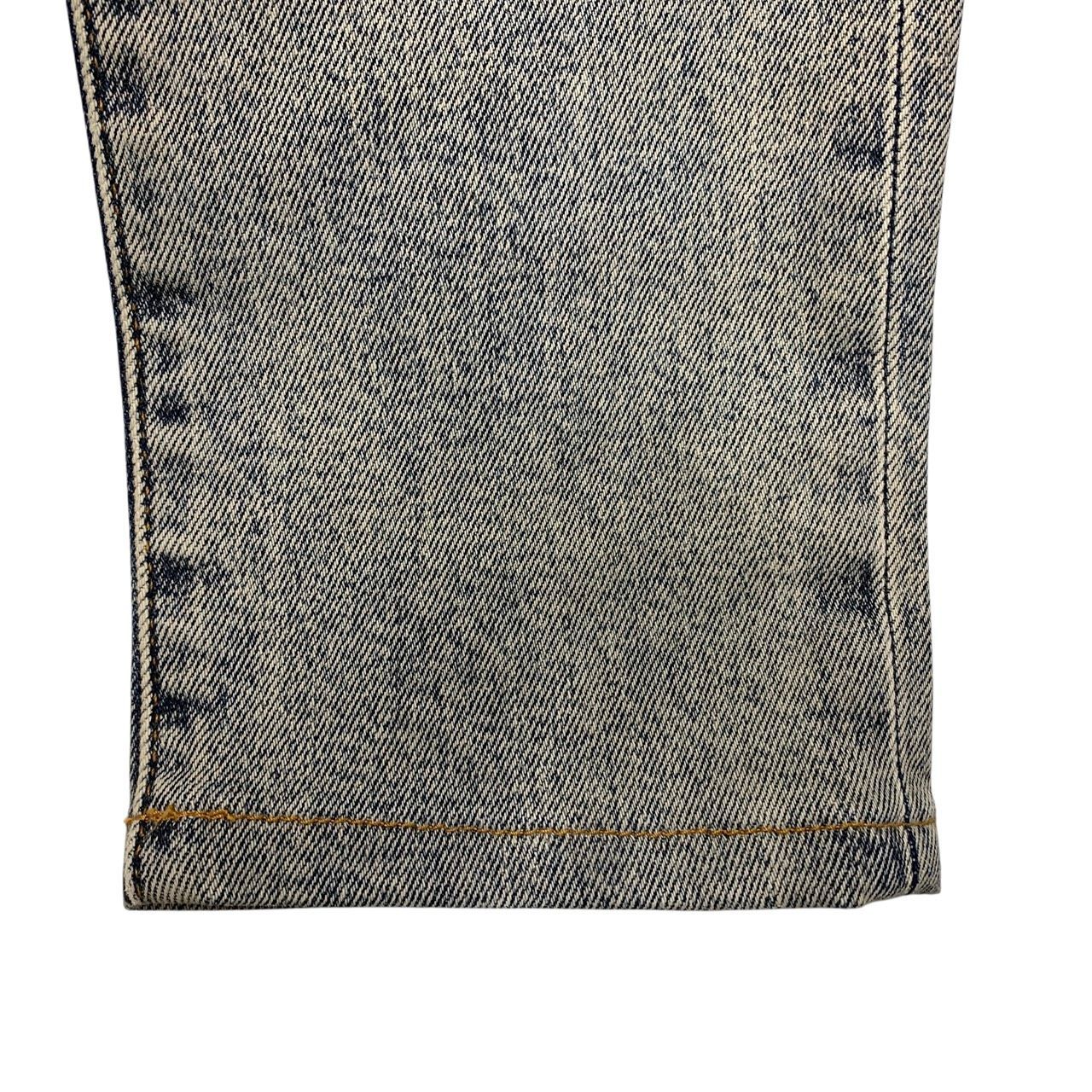 ♪3253 GUCCI グッチ デニム ジーンズ アイレザーパッチ 24インチ グッチロゴ ジーパン WWW_OLIVIERBERNSTEIN_COM