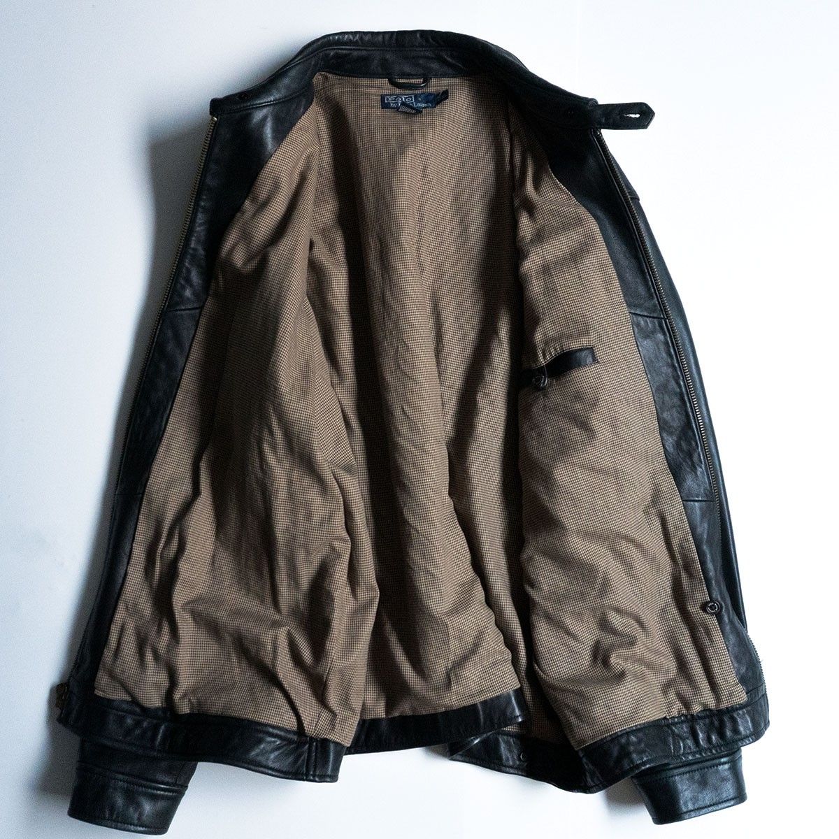 最高級品】POLO RALPH LAUREN 【ラムレザー スイングトップ