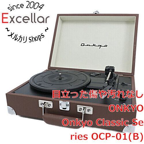 [bn:13] ONKYO　レコードプレーヤー Onkyo Classic Series　OCP-01(B)　ミスティックブラック　未使用