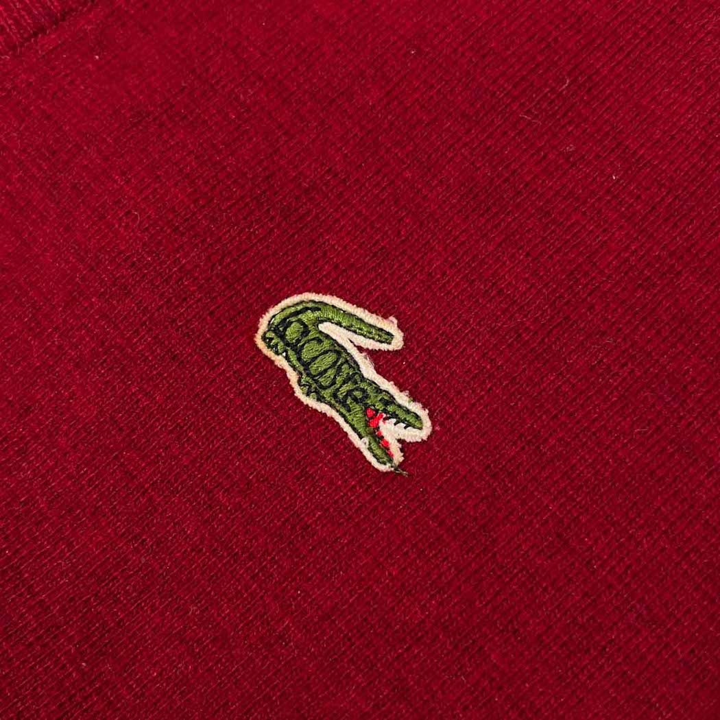 80s 90s LACOSTE ラコステ 文字ワニ カーディガン 80s 90s LACOSTE ラコステ 文字ワニ カーディガン - メルカリ