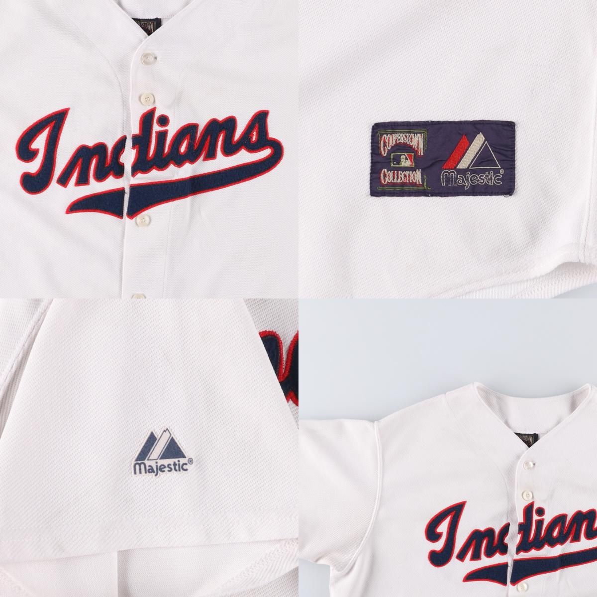 NIKE MLB インディアンス ガーディアンズ ユニフォーム ゲームシャツ