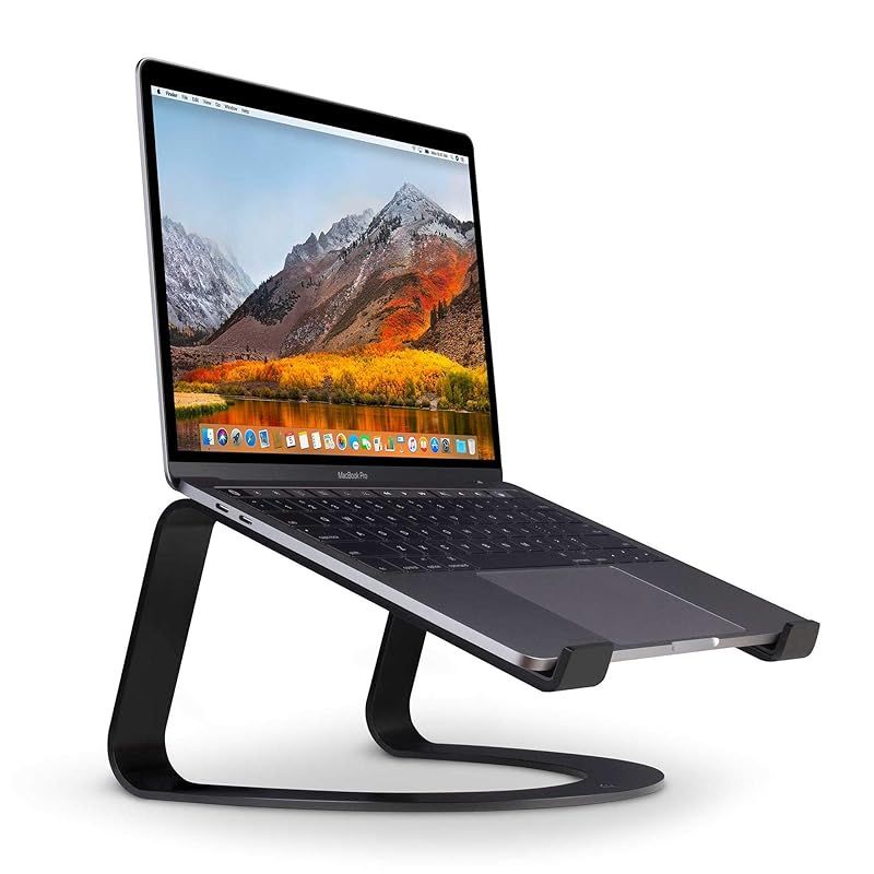 【特価商品】Twelve South Curve for MacBooks and Laptops | 人間工学にもとづくデザイン。冷却台として放熱性に優れるノートブックスタンド。 家でもオフィスでも ブラック