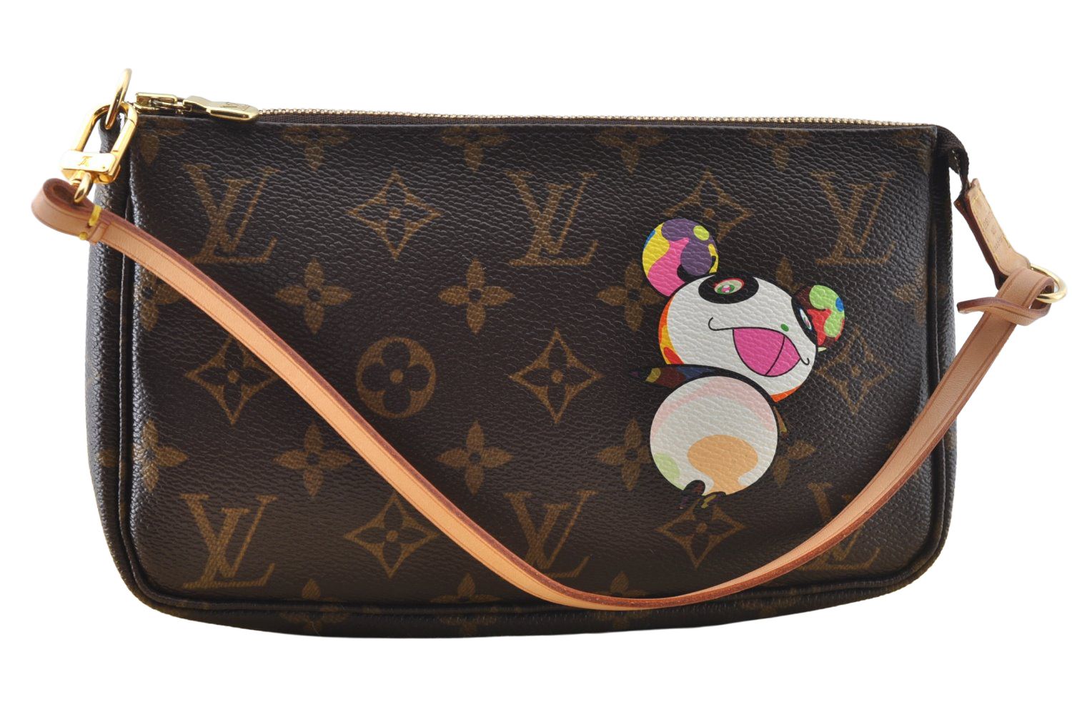 LOUIS VUITTON ルイヴィトン モノグラム パンダ ポシェット アクセソワール ポーチ M51981 LV K5500