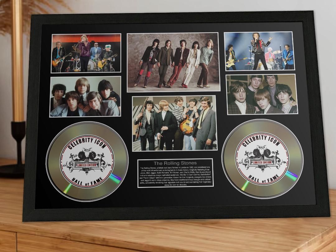 ローリング ストーンズ セレブリティー アイコンフレーム ロック 証明書付1
