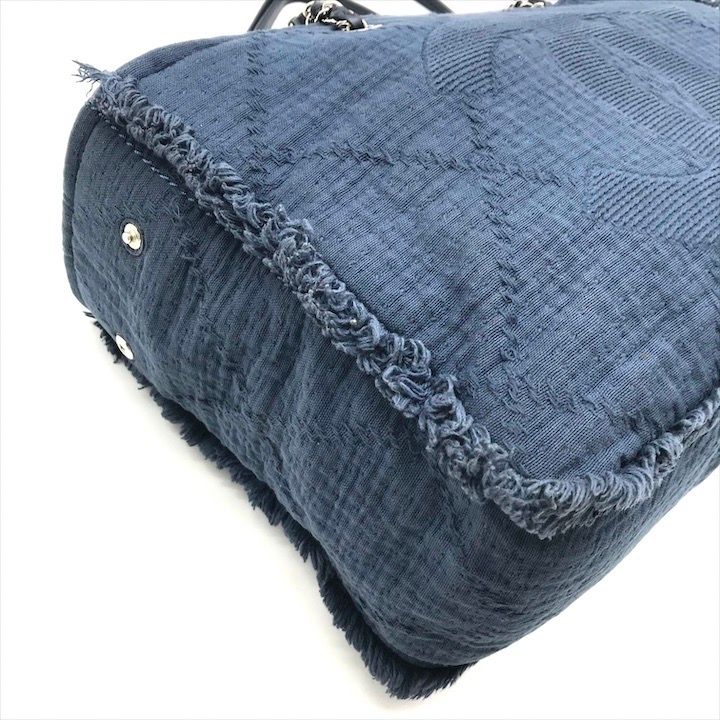 ★爽やかなカラー★CHANEL ショッピング バッグ org.jpg