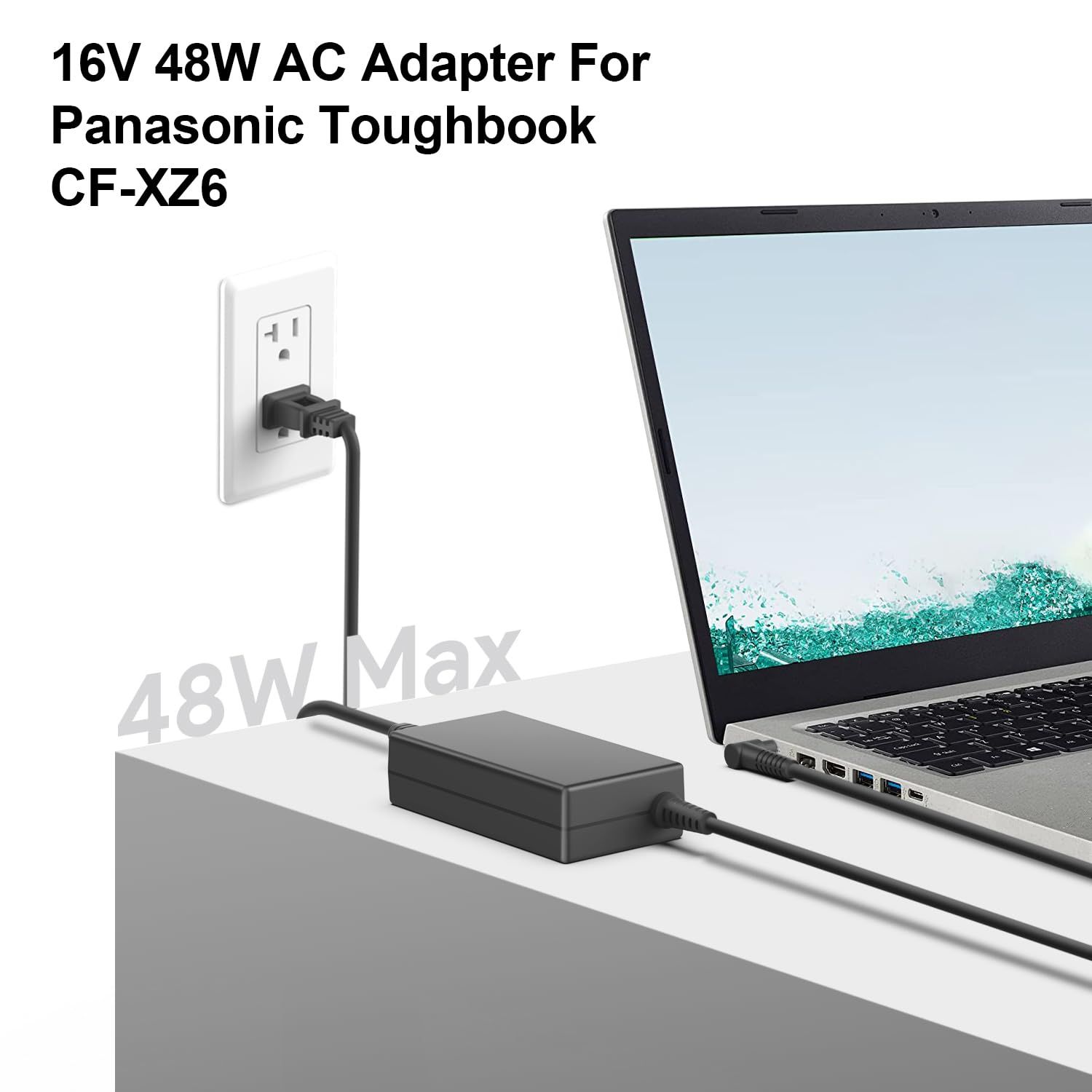 即納】HKY 16V 2.8A レッツノート 充電器ACアダプター CF-XZ6 CF