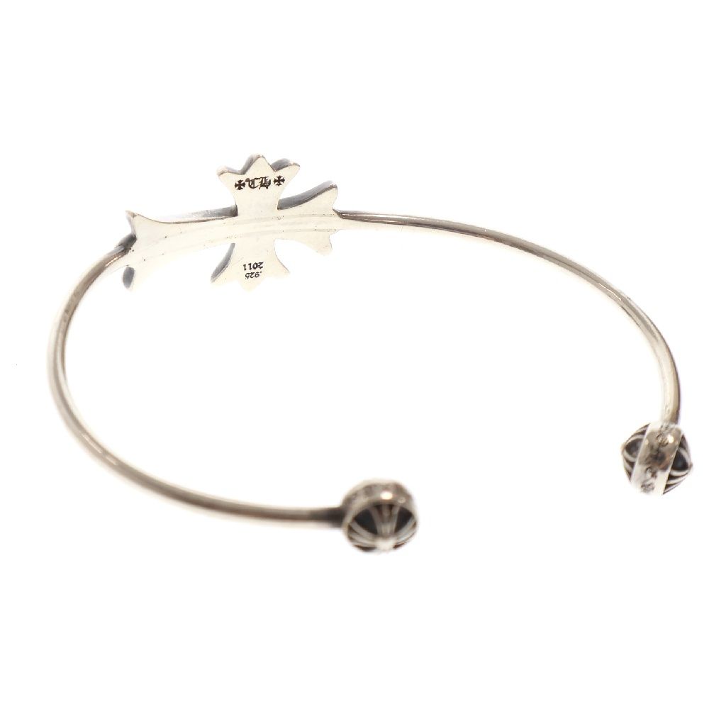 CHROME HEARTS (クロムハーツ) SKINNY BANGLE TINY CH CROSS AFTER