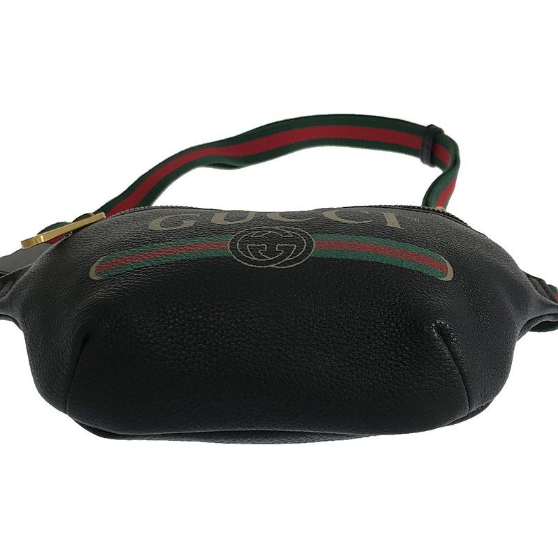 希少✨グッチ GGキャンバス シェリーライン ウエストポーチ ボディバッグ グッチ(GUCCI)グッチ シェリーライン GGキャンバス ウエスト
