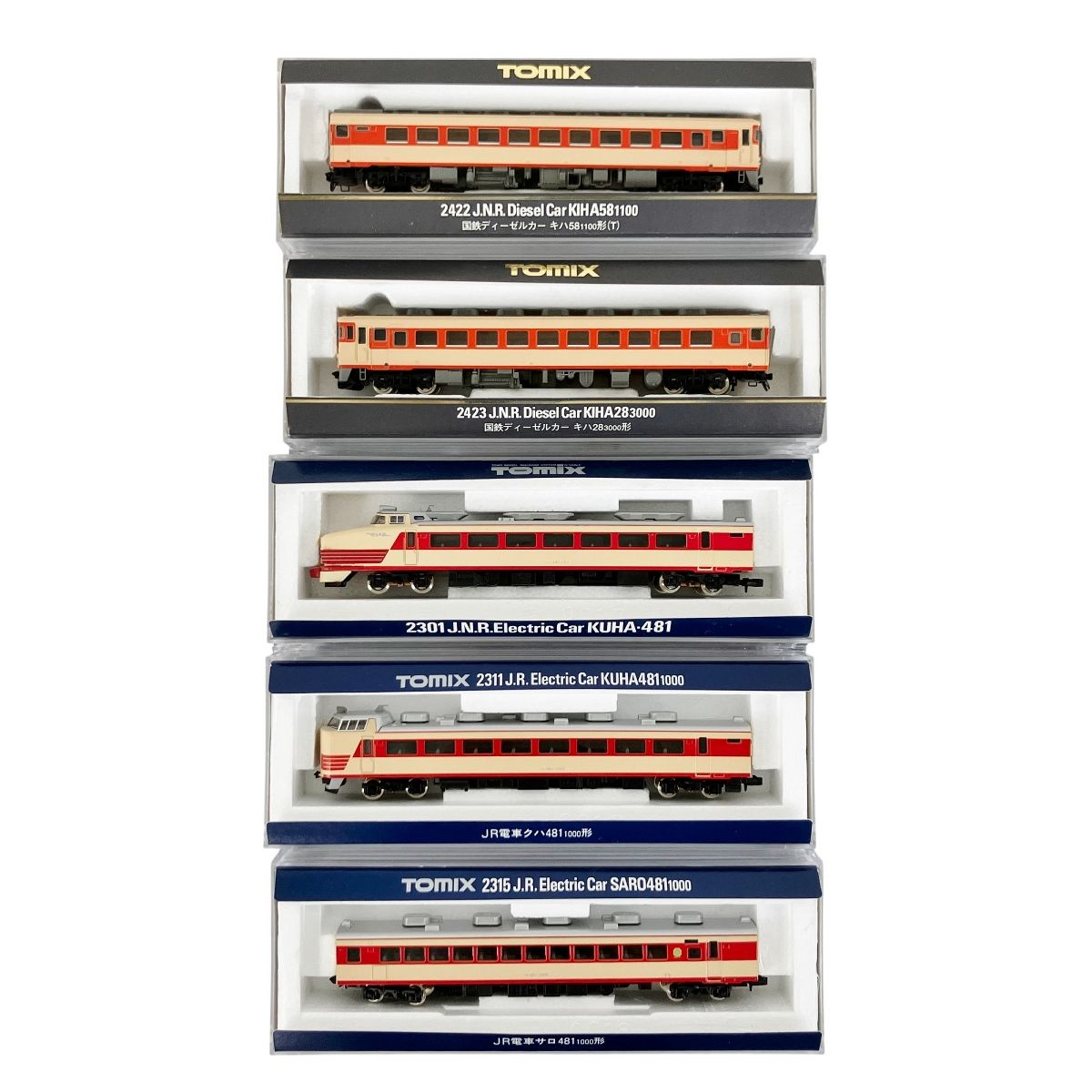 TOMIX 485系 等 5両セット 鉄道模型 N 良好 Y9956350