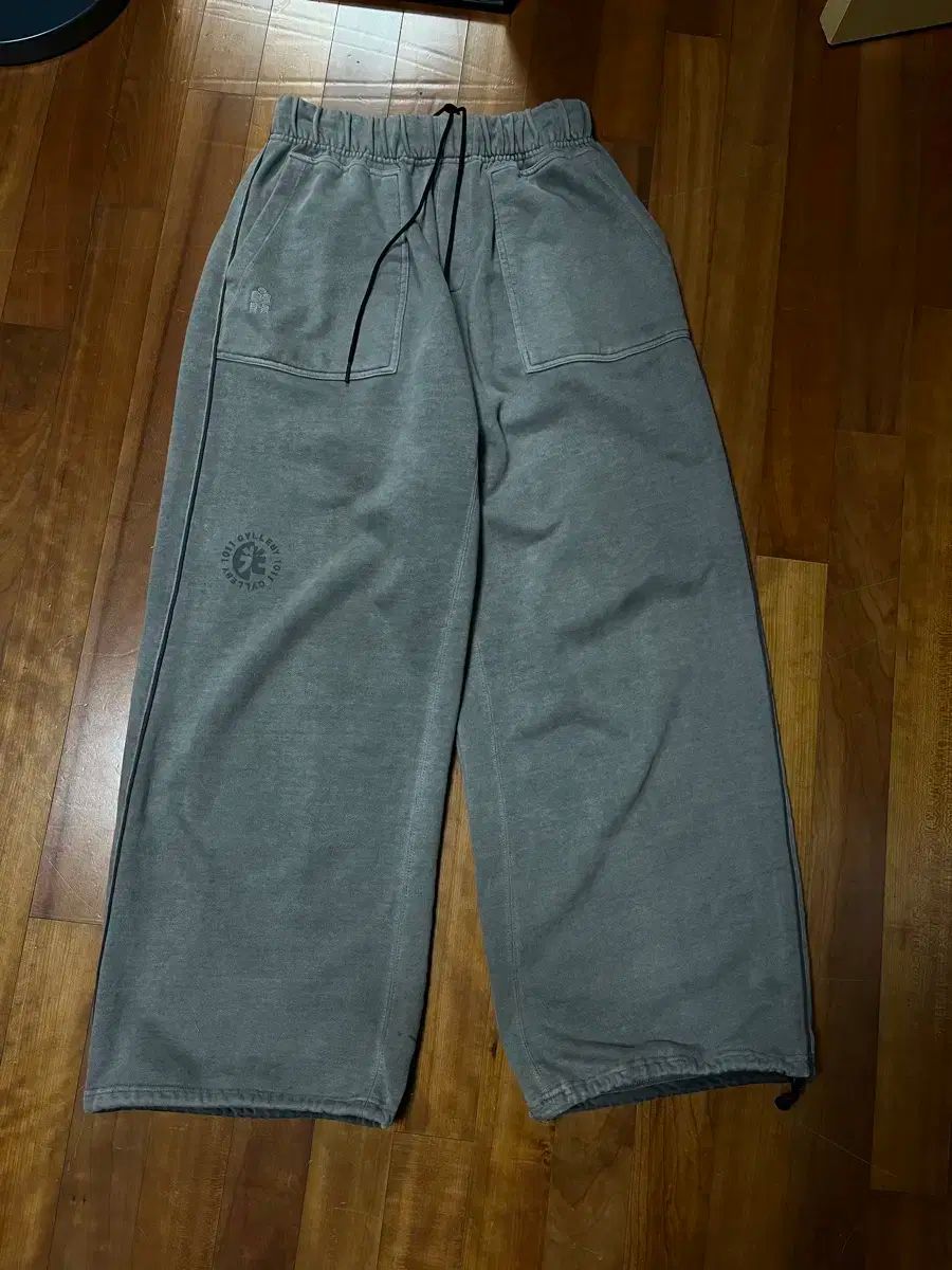 2 ポリテル 1011 ファティーグ スウェット パンツ ダーティー グレー