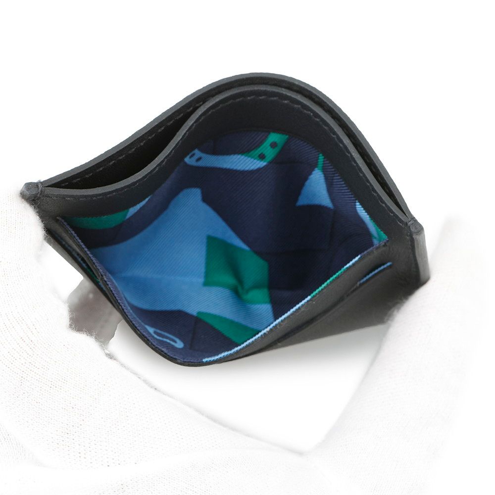 エルメス カードケース シチズン ツイル ブラック スイフト HERMES 黒  