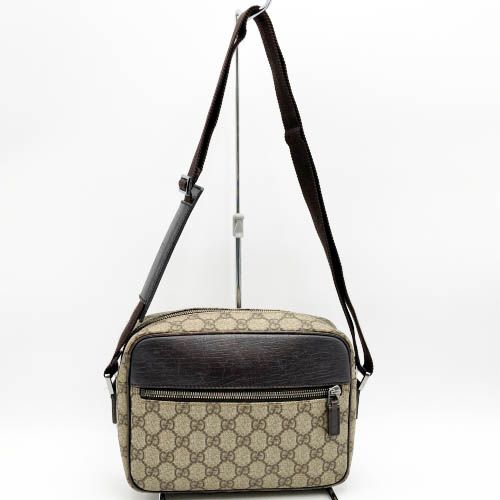 GUCCI グッチ GG柄 ショルダーバッグ 斜め掛け バッグ ポシェット