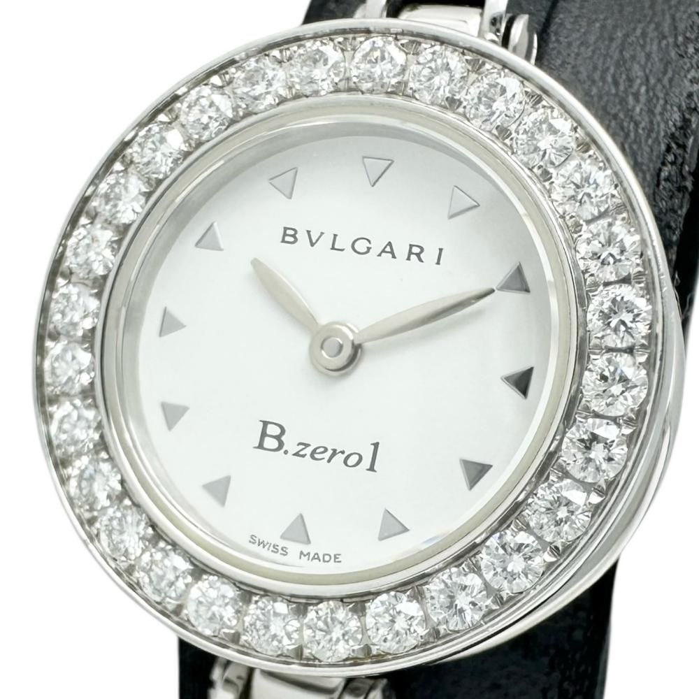 新品ベルト BVLGARI ホワイト文字盤 ビーゼロワン BZ22S シルバー