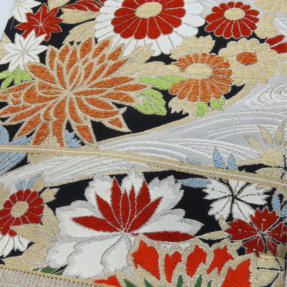 【新品未使用】 名古屋帯　吉祥文様　金糸 新品未使用】 名古屋帯 吉祥文様 金糸 【公式通販】